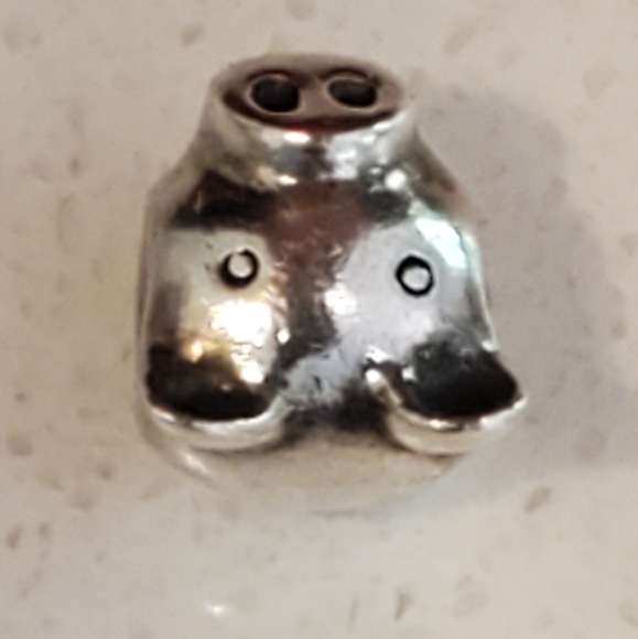PANDORA Little Pig Sterling Silver Charm S925ALE Retired - Picture 9 of 10